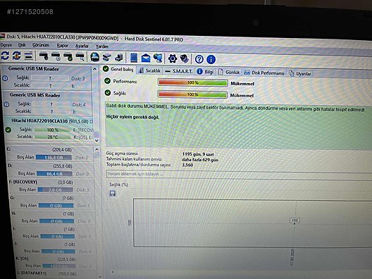 Dell Hitachi Masa Üstü Bilgisayar Harddiski - Harddisk (Dahili) ve Tüm Masaüstü Bilgisayar Parçaları sahibinden.com'da