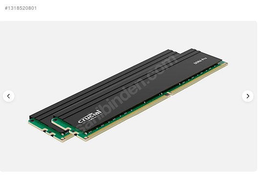 CRUCİAL PRO 32GB (2 X 16GB) 288-PİN DDR4 3200 MASAÜSTÜ RAM