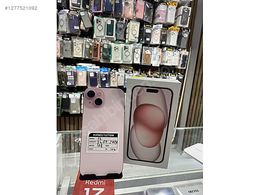 Resim Apple iPhone 15 İkinci El TR | 128 GB | Pembe İkinci El SÜRMELİ İLETİŞİM den iPhone 15 23 ay garantili