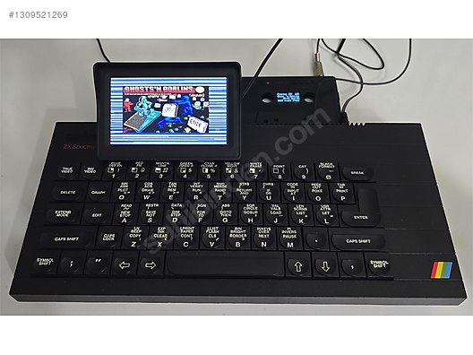 Sinclair Zx Spectrum+, kutulu oyun yükleyici kaset,yenilenmiş