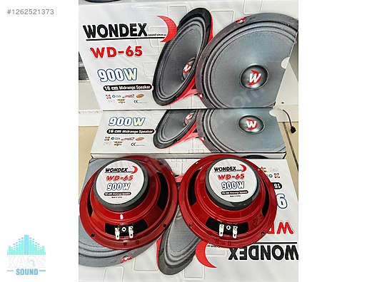 Hoparlör / Midrange / WONDEX WD-65 900w 100rms sahibinden.comda