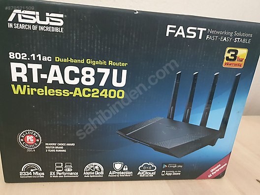 Asus Rt Ac87u Dual Band Gigabit Router At Sahibinden Com 879521509