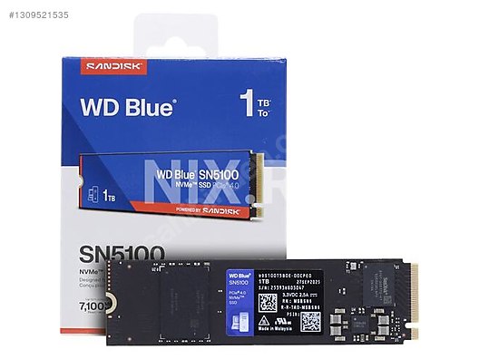 WD Blue SN5100 1TB NVMe PCIe 4.0 SSD WDS100T5B0E-00CPE0 SIFIR