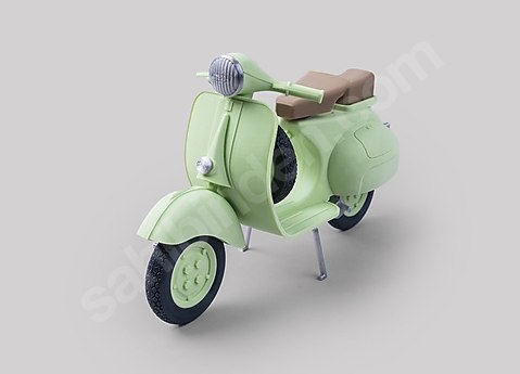 Piaggio Vespa 125 Scooter 1:18 Model Maket Kiti