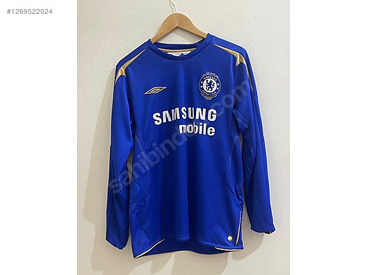 Chelsea FC Umbro 長袖シャツ 青 Chelsea 2005-2006 100.Yıl Forması(Umbro-Uzun Kol) on sahibinden