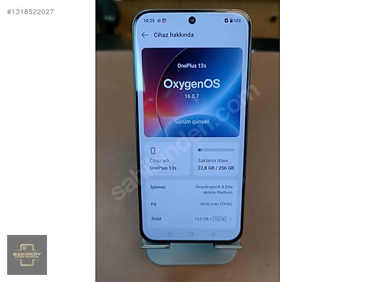 256 GB Siyah OnePlus 13s Cep Telefonu - 1318522027