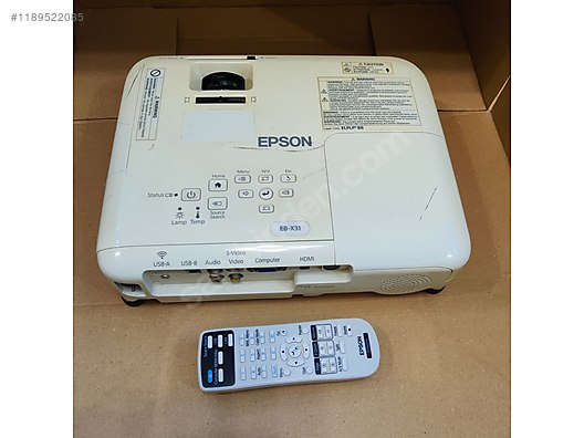Epson / Epson X31 Projeksiyon Cihazı sahibinden.comda - 1189522085
