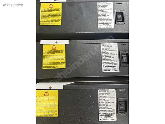 Güneş Enerjisi Sistemi - 3 adet.Temiz az kullanılmış