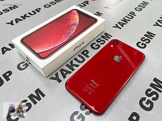 Apple / iPhone XR / İPHONE XR 64 GB KIRMIZI AKSESUARLI PİL 100 3AY