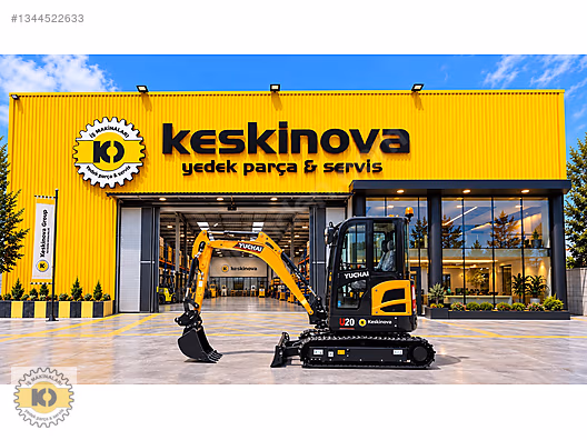 KESKİNOVA dan YUCHAİ 2 TON ESKAVATÖR JAPON YANMAR MOTOR