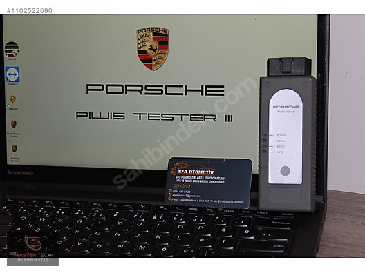 Porsche piwis 3 arıza tespit cihazı +laptop yazılım dahil