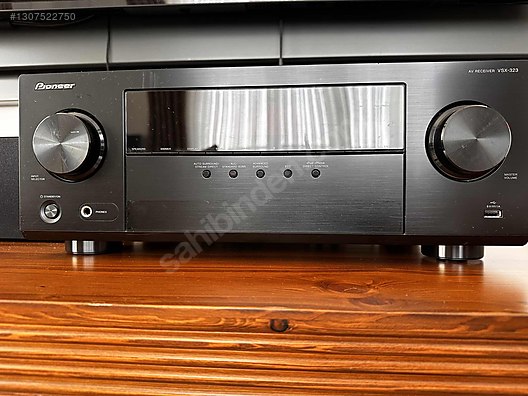 PIONEERVSX-D3 AVアンプとPioneer N902 スピーカセット Pioneer VSX-323 AVR, Hoparlör Set & Pioneer S-21W Subwoofer