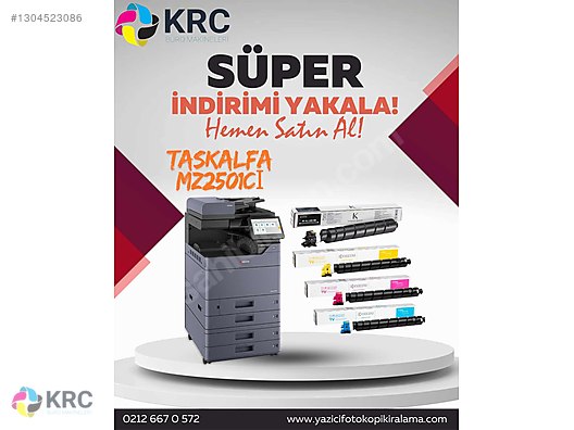 Kyocera TASKalfa MZ2501ci Renkli Fonksiyonlu Fotokopi Makinesi