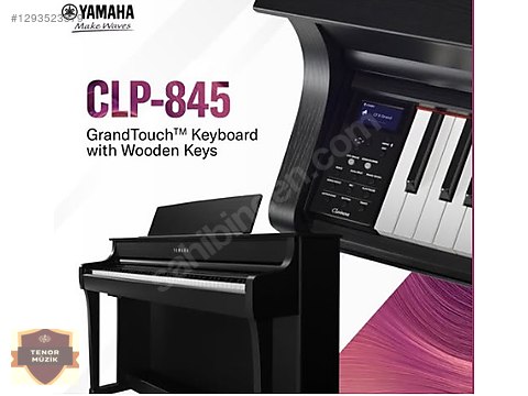 Yamaha Clavinova CLP 845 Dijital Piyano (Siyah&Beyaz&Gül ağacı
