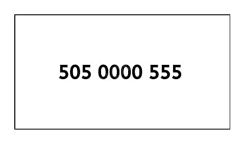 GERÇEK ÖZEL NUMARA 505 0000 555 VİP NUMARA