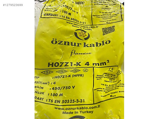 İkinci El ve Sıfır Alışveriş / Bahçe & Yapı Market / Yapı Malzemeleri / Elektrik Tesisatı / Kablo