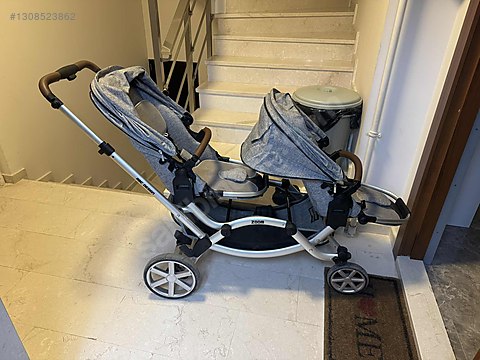 ABC ZOOM İKİZ BEBEK ARABASI TERTEMİZ - ABC Design Bebek Arabası