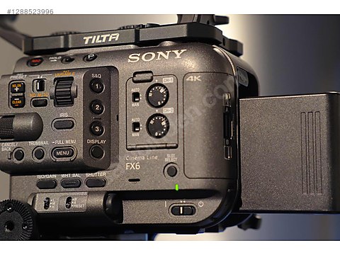SONY FX6 FULL FRAME SİNEMA KAMERASI - 182 SAATTE - 2025 sahibinden