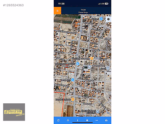 BAŞAK MAHALLESİNDE HARİKA KONUMDA 820 MT İMARLI ARSA #1265524363