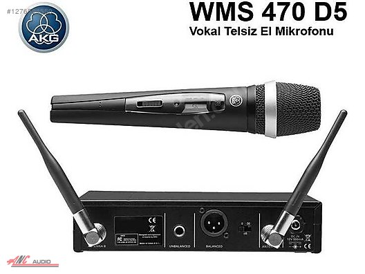 Akg Wms 470 Vocal Set D5 El Tipi Telsiz Mikrofon sahibinden.comda