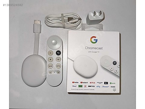 Google / Google Chromecast TV 4K (Elden teslim fiyatıdır) on
