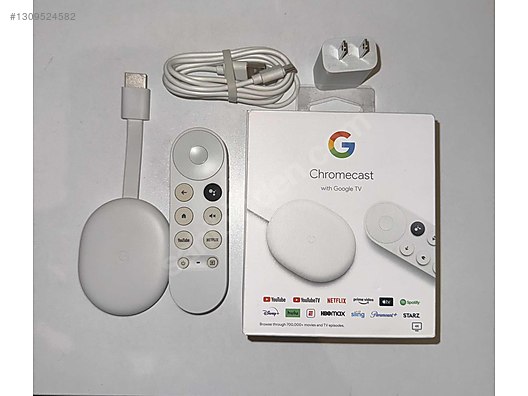 Google / Google Chromecast TV 4K (Elden teslim fiyatıdır) on