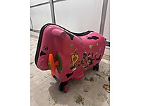 Pembe çocuk valizi Ozmo