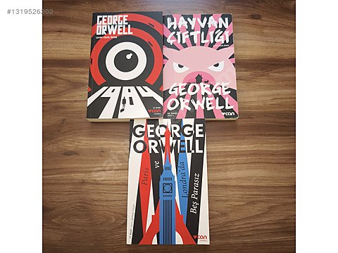 【3冊セット】e Orwell 作品集 George Orwell 3'lü Set - Toplu Kitap ve Dergi Satışları sahibinden