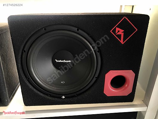Speaker / SubWoofers / Rockford Fosgate R1-12 kabinli 30CM on