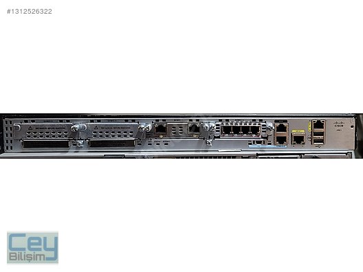 Cisco 2901 Router + 1 X 4FXO - 1 X 2MFT PVDM3-128 UC VE SEC sahibinden ...