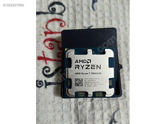AMD Ryzen 7 7800X3D 4.20GHz 8 Çekirdek 96MB Önbellek Soket AM5 T