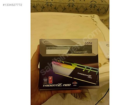 Sıfır Kutuda G.Skill Trident Z Neo RGB (2x8GB) 3600MHz DDR4 RAM on