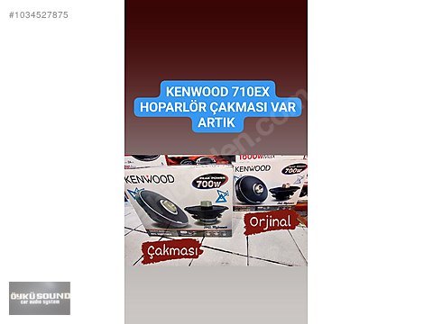 ÖYKÜ SOUND KENWOOD KFC-HQR710EX HOPARLÖR ETİKETÇİLERE ORJİNAL