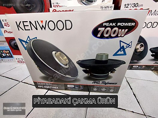 ÖYKÜ SOUND KENWOOD KFC-HQR710EX HOPARLÖR ETİKETÇİLERE ORJİNAL