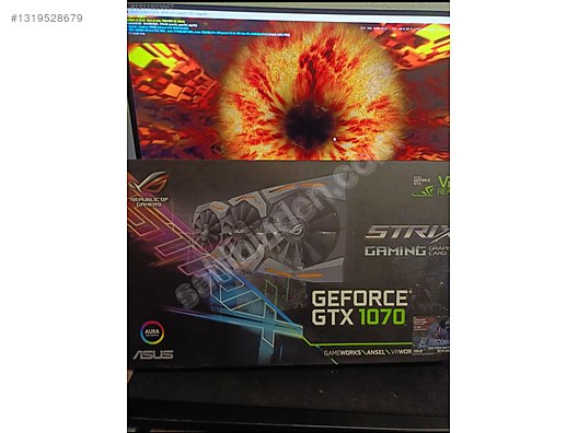 ACIL ASUS ROG STRIX GTX 1070 8GB KUTULU sahibinden.comda - 1319528679