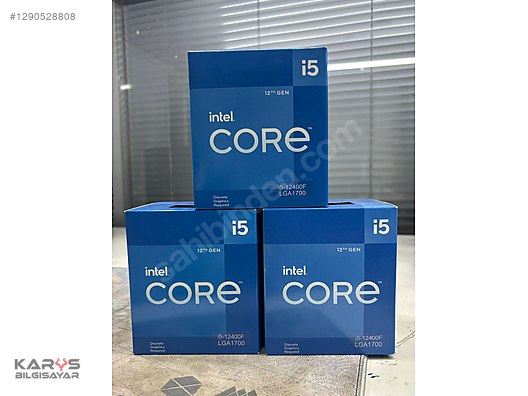 SIFIR İntel Core İ5-12400F LGA1700 Soket Box İşlemci sahibinden
