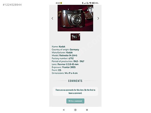 İkinci El ve Sıfır Alışveriş / Fotoğraf & Kamera / Analog Fotoğraf Makinesi / 35mm Filmli Kompakt / Kodak