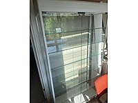 Alüminyum çerçeve cam vitrin