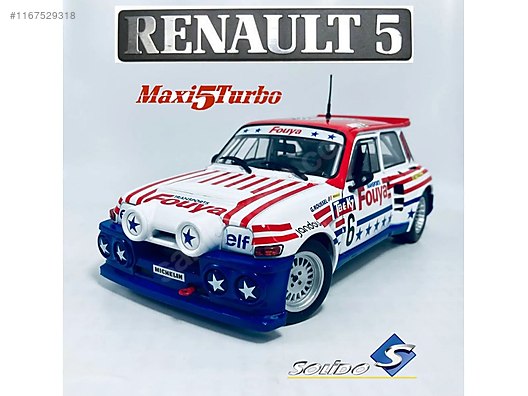 SOLIDO - RENAULT - R5 MAXI TURBO N 1 RALLY CROSS 1987 G.ROUSSEL at 