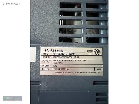 FUJI FRENİC-Multi Hız Kontrol Cihazı FRN5.5E1S-4MB1 - Fuji