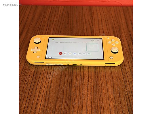 Nintendo Switch Lite Sarı Japonya Özel Edition Çok Temiz