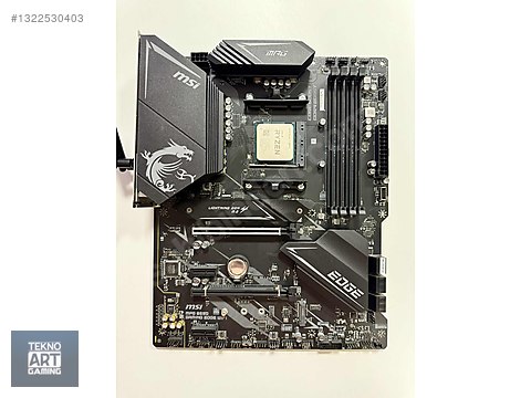 AMD Ryzen 7 5800X CPU ve MSI X570 Gaming Edge Wifi Set Sorunsuz on