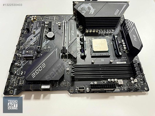 AMD Ryzen 7 5800X CPU ve MSI X570 Gaming Edge Wifi Set Sorunsuz on