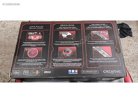 creative sound blaster zx sbx pro studio ses kartı on sahibinden