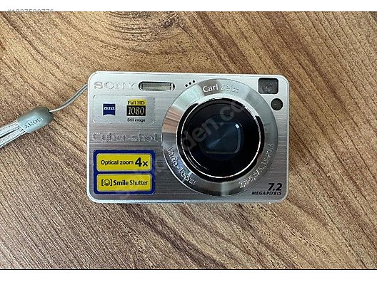 Sony Cyber-shot DSC-W120 / Nostaljik Vintage Dijital Kamera on