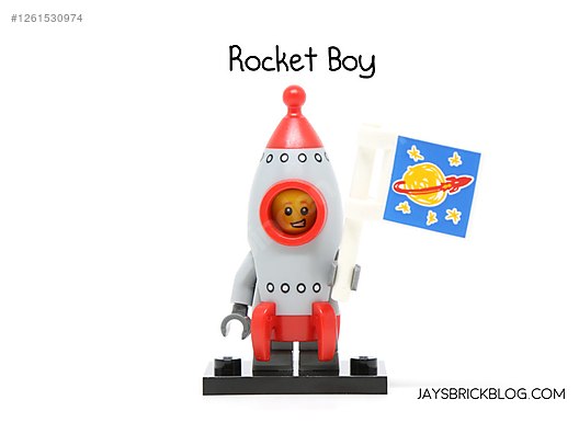 Lego Minifigure Rocket Boy, Series 17 col17-13 at