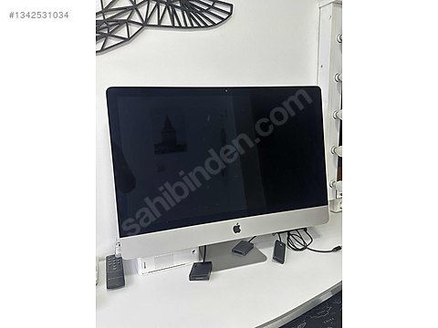 Apple / Temiz iMac 27 5K (2017)- i7 / 64 GB RAM / 1 TB SSD Klavye