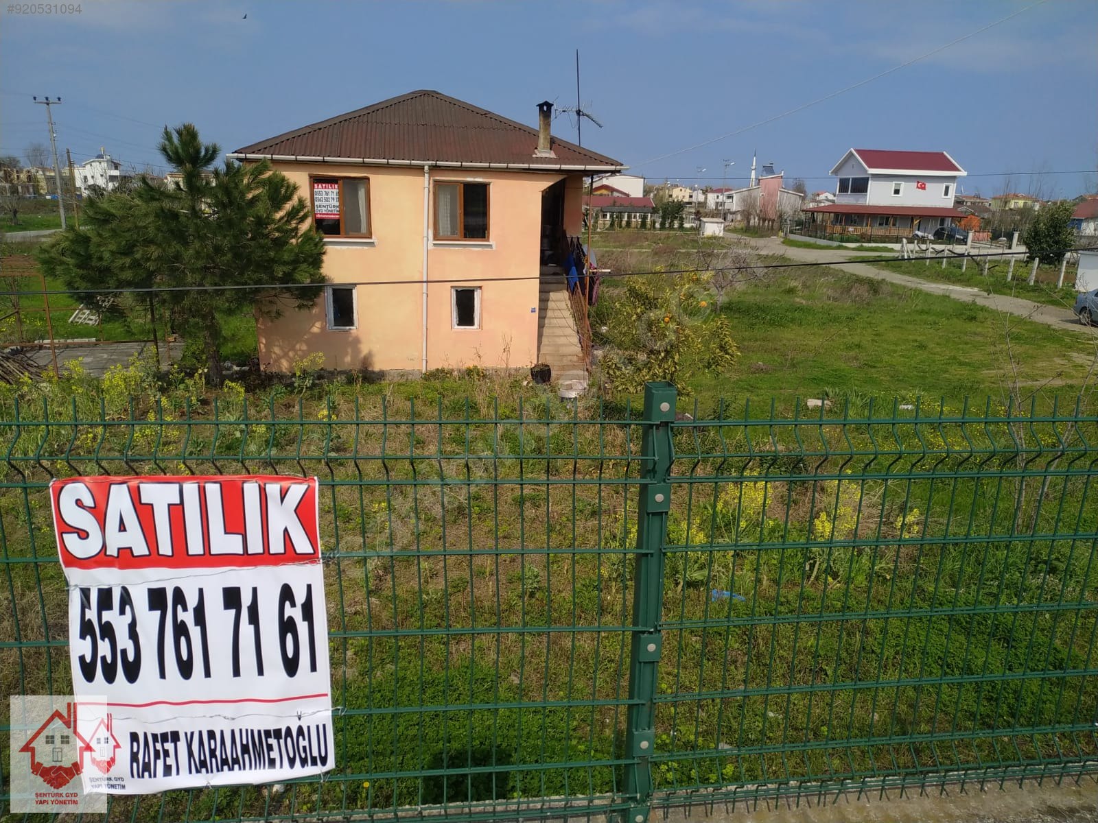 ATAKUM ÇATALÇAMDA SATILIK 370M ARSA + EV (SİNOP YOLUNA CEPHE) Satılık