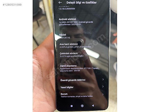 İkinci El ve Sıfır Alışveriş / Cep Telefonu & Aksesuar / Cep Telefonu / Xiaomi / Mi 11
