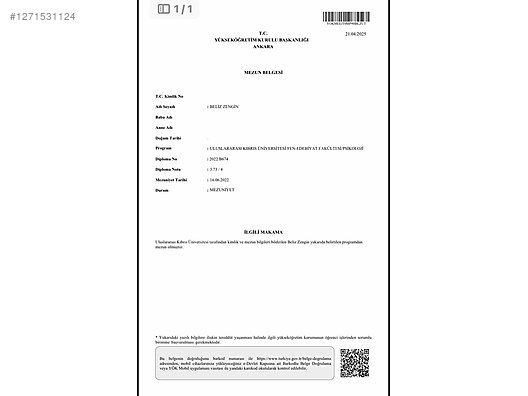 Uzman Klinik Psikolog - Online Terapi